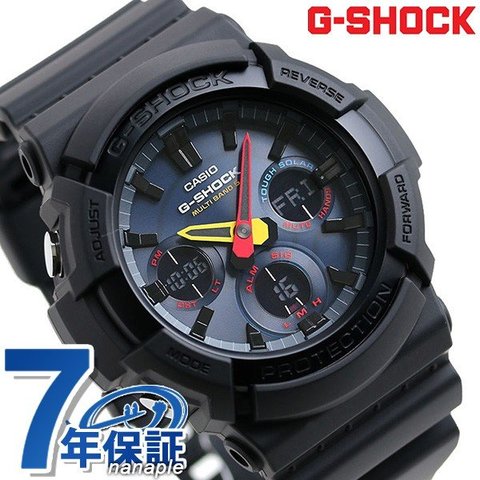 G-SHOCK Gショック 電波 ソーラー ブラック ネオン メンズ 腕時計 GAW-100BMC-1AER CASIO G-SHOCK