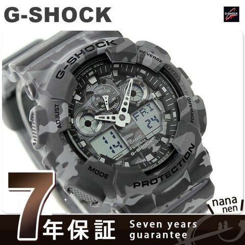 G-SHOCK カモフラージュシリーズ クオーツ メンズ 腕時計 GA-100CM-8ADR