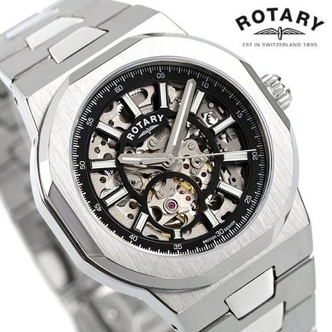 dショッピング |ロータリー ROTARY 時計 GB05415/04 リージェント 自動巻き 腕時計 メンズ ブラック |  カテゴリ：の販売できる商品 | 腕時計のななぷれ (028GB05415-04)|ドコモの通販サイト