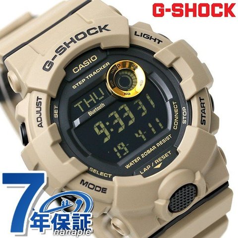 G-SHOCK G-SQUAD GBD-800 メンズ 腕時計 GBD-800UC-5DR カシオ Gショック 黒 ブラック×ベージュ