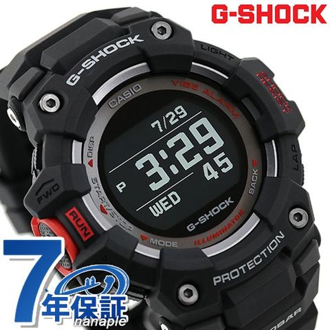 G-SHOCK Gショック メンズ 腕時計 ジースクワッド GBD-100-1DR CASIO カシオ 時計 オールブラック×レッド
