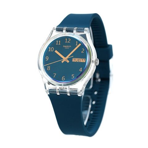 dショッピング |スウォッチ 腕時計 ジェント ブルーアウェイ 34mm 