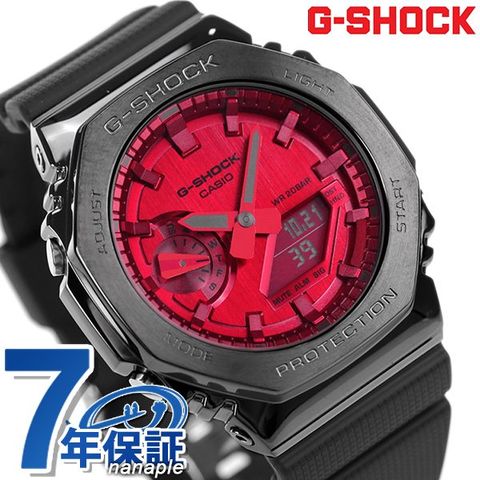 G-SHOCK Gショック GM-2100 8角形 クオーツ メンズ 腕時計 GM-2100B-4ADR CASIO カシオ レッド×ブラック