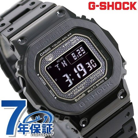 G-SHOCK Gショック 電波ソーラー GMW-B5000 デジタル メンズ 腕時計 GMW-B5000GD-1ER カシオ オールブラック 黒