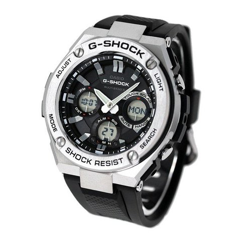 dショッピング |Gショック Gスチール 電波ソーラーメンズ 腕時計 GST 
