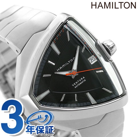 ハミルトン ベンチュラ ELVIS80 自動巻き H24555131 HAMILTON メンズ 腕時計 ブラック エルヴィス80