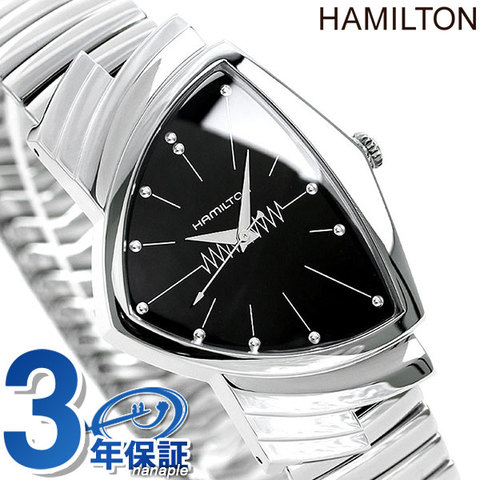 ハミルトン ベンチュラ フレックス メンズ 腕時計 H24411232 HAMILTON ブラック