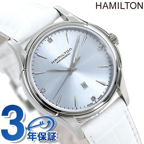 dショッピング |ハミルトン ジャズマスター ビューマチック 35mm ダイヤモンド 自動巻き H32315842 HAMILTON 腕時計  ライトプルー | カテゴリ：の販売できる商品 | 腕時計のななぷれ (028H32315842)|ドコモの通販サイト