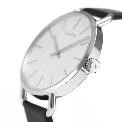 同時購入カルバン クライン クオーツ メンズ 腕時計 K7B211C6 シルバー 腕時計(アナログ)