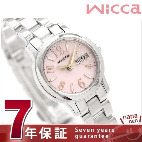 シチズン ウィッカ ソーラー レディース 腕時計 KH3-410-91 デイデイト