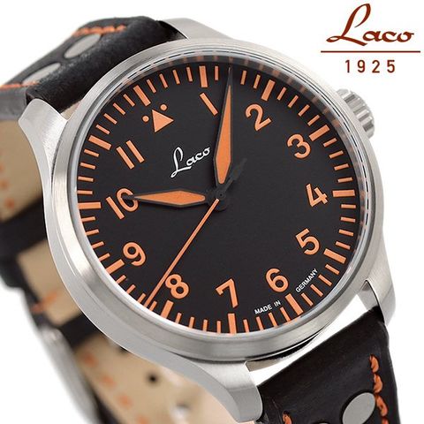 dショッピング |ラコ Laco 時計 パイロット ネアペル39 39mm 自動巻き