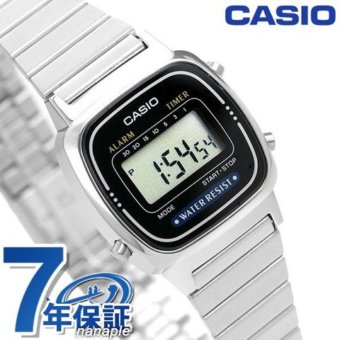 dショッピング |チープカシオ デジタル LA670 レディース 腕時計