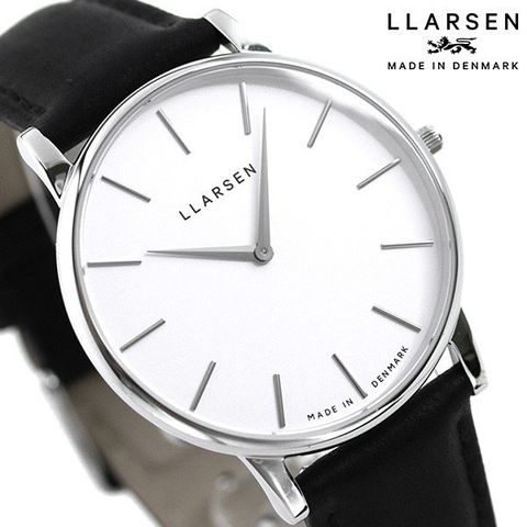 dショッピング |エルラーセン 時計 オリバー 39mm レディース 腕時計 LL147SWBLL LLARSEN ホワイト×ブラック |  カテゴリ：の販売できる商品 | 腕時計のななぷれ (028LL147SWBLL)|ドコモの通販サイト