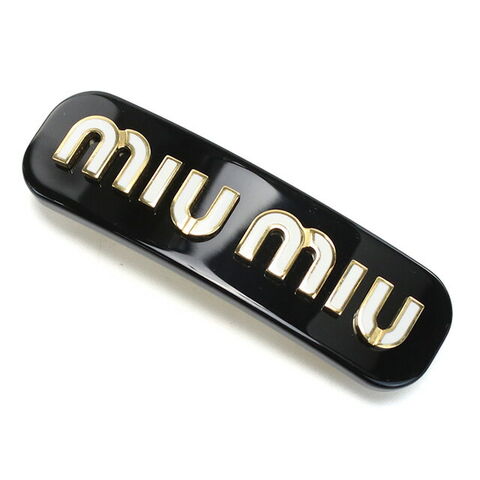 dショッピング |ミュウミュウ バレッタ レディース ブランド MIUMIU