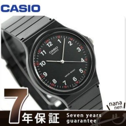 カシオ チプカシ 海外モデル クラシック ラウンド MQ-24-1BDF 腕時計