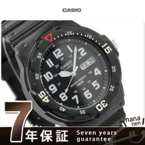 カシオ チプカシ 腕時計 デイデイト クラシック 海外モデル オールブラック CASIO MRW-200H-1BVDF