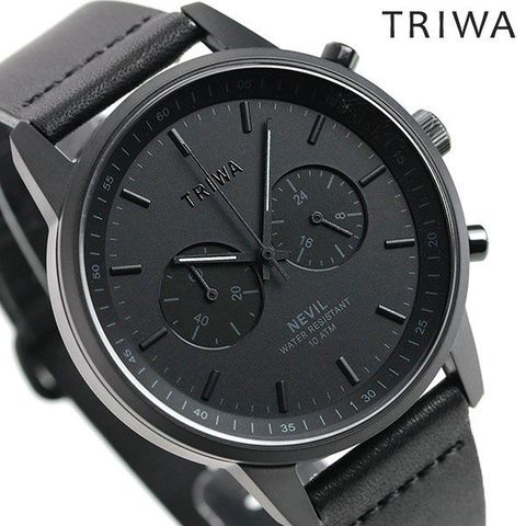 Dショッピング トリワ Triwa スウェーデン 北欧 シンプル クロノグラフ 42mm メンズ 腕時計 Nest127 Clp ネビル オールブラック 黒 カテゴリ の販売できる商品 腕時計のななぷれ 028nest127 Clp ドコモの通販サイト