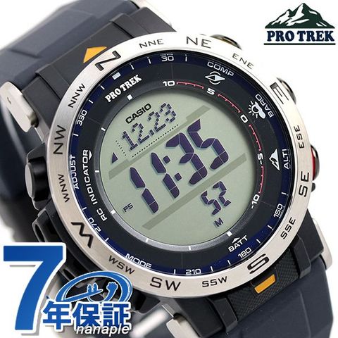 カシオ プロトレック 腕時計 PRW-30 電波ソーラー 気圧 高度 デジタル CASIO PRO TREK CLIMBER LINE ネイビー