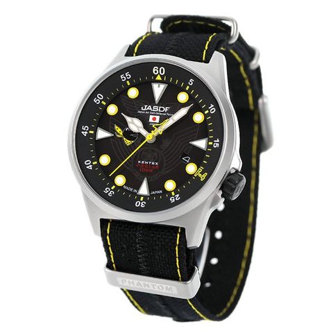 dショッピング |ケンテックス ファントム 第301飛行隊 限定モデル F4 ソーラー メンズ 腕時計 S715M-11 Kentex ブラック |  カテゴリ：の販売できる商品 | 腕時計のななぷれ (028S715M-11)|ドコモの通販サイト