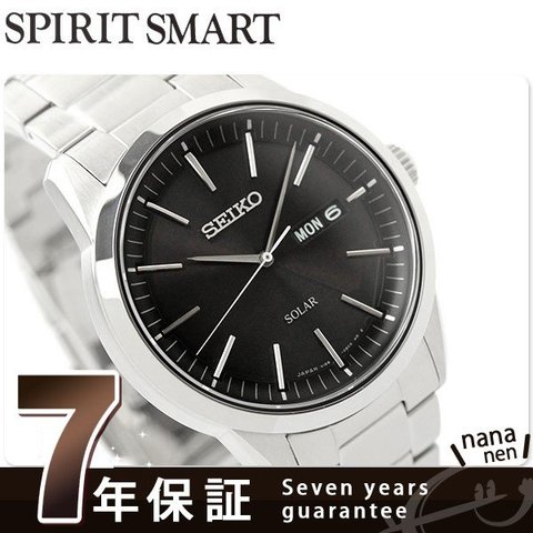セイコー 腕時計 メンズ ソーラー SBPX063 SEIKO ブラック