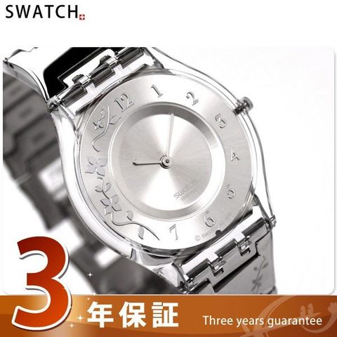 dショッピング |swatch レディース 腕時計 swatch スキン シルバー
