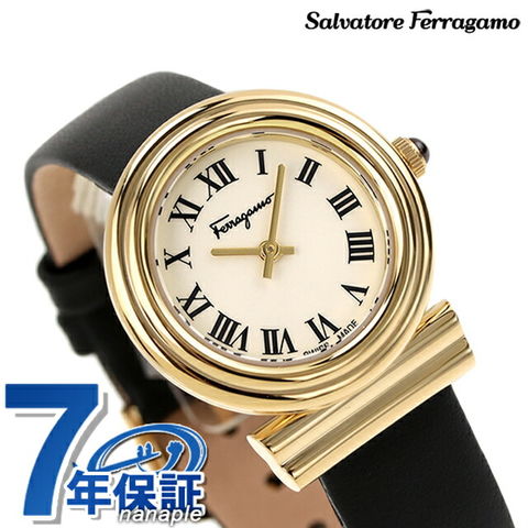 dショッピング |サルヴァトーレ フェラガモ ガンチーニ 腕時計 ブランド レディース SFMV00822 アナログ ホワイト ブラック 黒 |  カテゴリ：の販売できる商品 | 腕時計のななぷれ (028SFMV00822)|ドコモの通販サイト