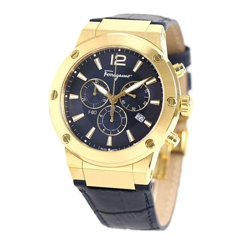 dショッピング |フェラガモ エフエイティ 44mm クロノグラフ メンズ 