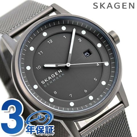 dショッピング |スカーゲン 時計 ヘンリクセン 40mm ソーラー メンズ