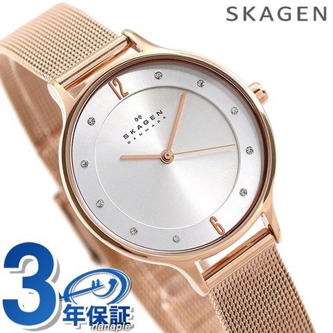 新品✨スカーゲン SKAGEN クオーツ 腕時計 SKW2859 ピンク