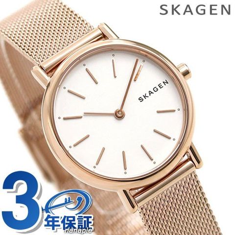スカーゲン 腕時計 シグネチャー レディース SKW2694 ピンクゴールド SKAGEN 時計