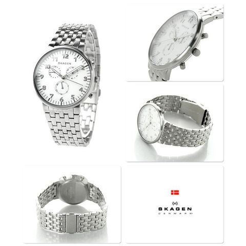 dショッピング |スカーゲン 腕時計 アンカー クロノグラフ メンズ