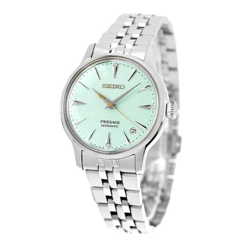 SEIKO 自動巻き時計 ホワイトダイヤル dショッピング |セイコー プレザージュ Cocktail Time 自動巻き
