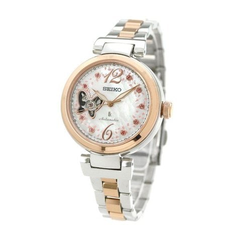 dショッピング |セイコー ルキア 桜 限定モデル 自動巻き レディース