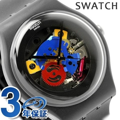 dショッピング |スウォッチ 腕時計 ニュージェント ブラック