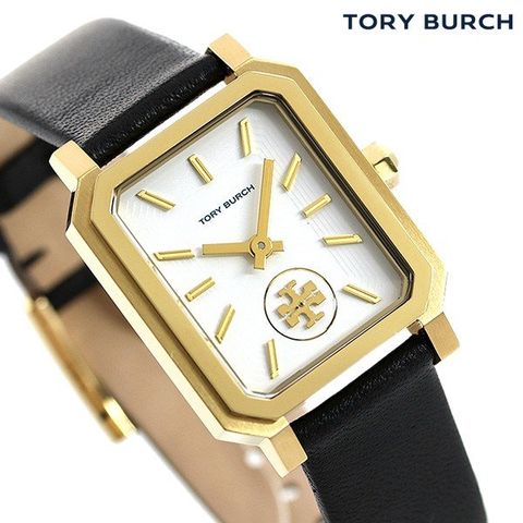 dショッピング |トリーバーチ 時計 TORY BURCH レディース 腕時計 TBW1504 ロビンソン 27mm ホワイト×ブラック 革ベルト |  カテゴリ：の販売できる商品 | 腕時計のななぷれ (028TBW1504)|ドコモの通販サイト