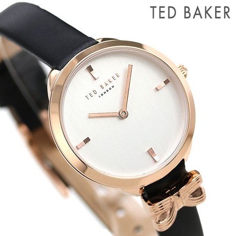 dショッピング |テッドベーカー 時計 レディース リボン シンプル TE15198002 腕時計 シルバー×ブラック TED BAKER エレナ  30mm | カテゴリ：の販売できる商品 | 腕時計のななぷれ (028TE15198002)|ドコモの通販サイト