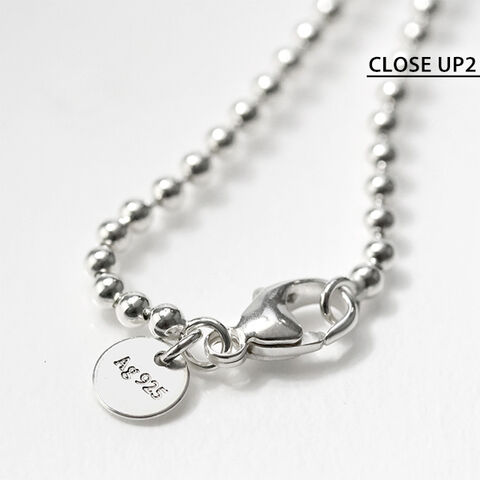 【廃盤レアモデル】TIFFANY＆CO ティファニー ビーズチェーン 20in dショッピング |ティファニー ネックレス レディース ブランド