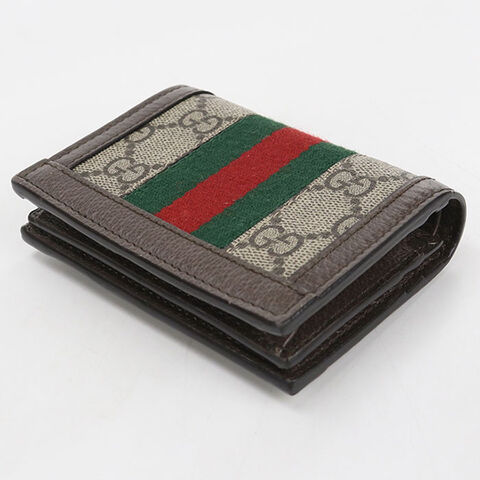 GUCCI 二つ折り財布 523155 dショッピング |中古 グッチ 二つ折り財布 二折財布 コンパクト