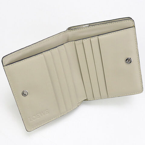 LOEWE ベージュ 二つ折り財布 ロエベ LOEWE LOEWE 二つ折り財布 COMPACT ZIP C660Z41X （0608/TOFFEE