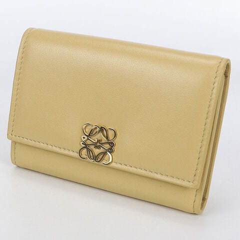 dショッピング |中古 ロエベ 三つ折り財布 レディース ブランド LOEWE