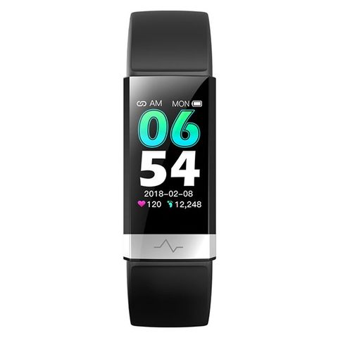 スマートウォッチ 活動量計　ブラック　黒　男女兼用