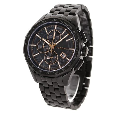 dショッピング |ヴェルサーチ グレーズ 44.5mm スイス製 メンズ 腕時計