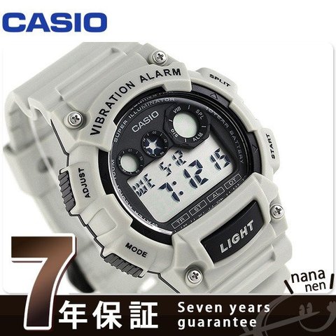 カシオ チプカシ バイブレーションアラーム 10気圧防水 腕時計 W-735H-8A2VDF CASIO