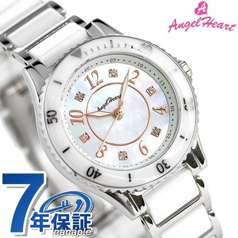 エンジェルハート 時計 ソーラー レディース 腕時計 WLS29SS AngelHeart ラブスポーツ ホワイトシェル×ホワイト