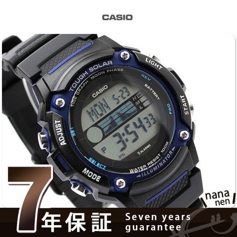 M3054　♪　カシオ　スポーツギア　ソーラー腕時計　　W-S210H-1A