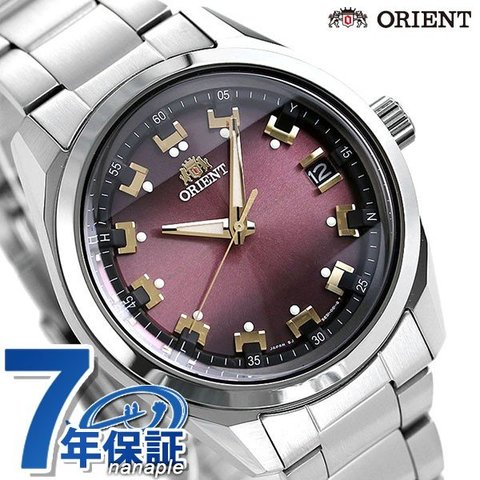 オリエント　ORIENT 腕時計 ソーラー式　メンズ　シルバー新品