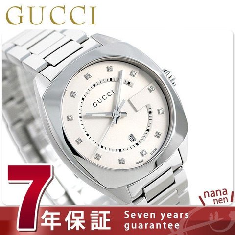 dショッピング |グッチ 時計 レディース GUCCI 腕時計 GG2570 コレクション 37mm シルバー YA142403 |  カテゴリ：の販売できる商品 | 腕時計のななぷれ (028YA142403)|ドコモの通販サイト