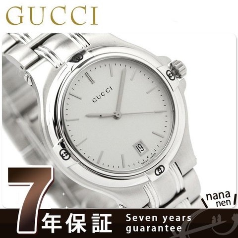 dショッピング |GUCCI グッチ 時計 9045 メンズ シルバー YA090318