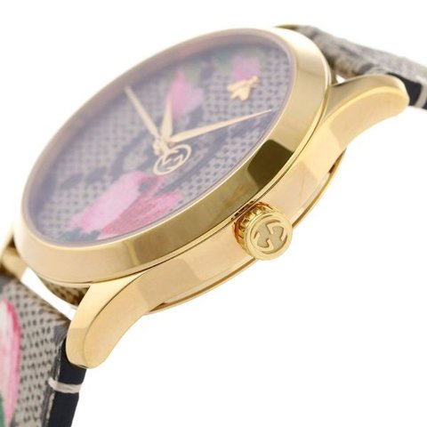 dショッピング |グッチ 時計 Gタイムレス 38mm 花柄 レディース 腕時計 