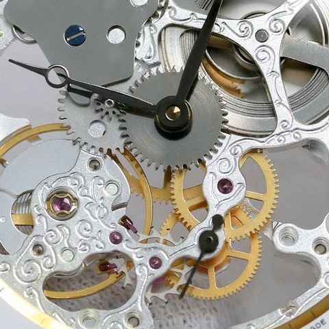 時計（ZENO-WATCH BASEL）手巻き懐中時計スケルトン-